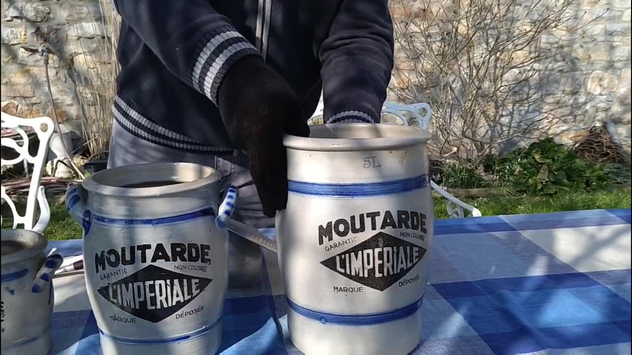 Pot de moutarde PARIZOT | Vieille  Collections