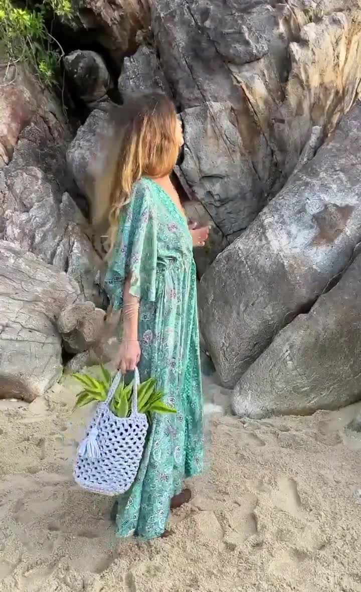 sienna boho chic summer dress Sienna | Women's Boho Floral Midi Summer Dress