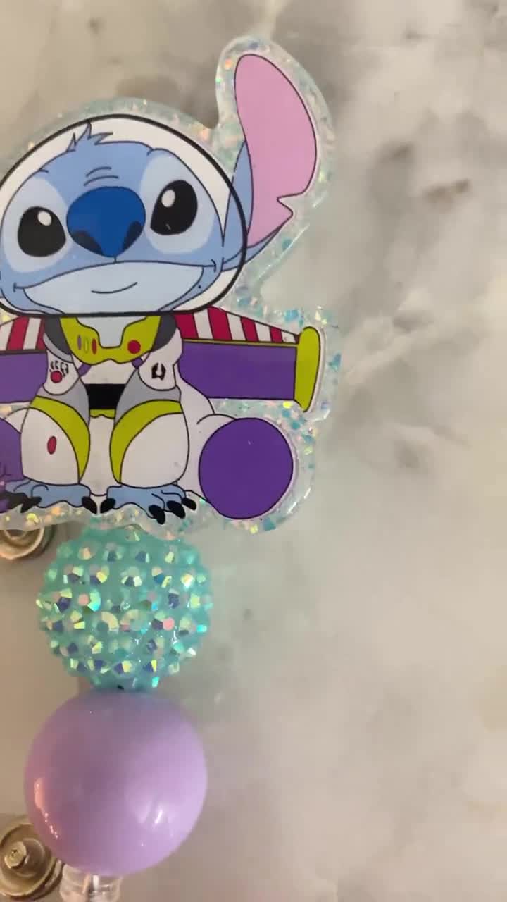 Stitch Christmas Badge 