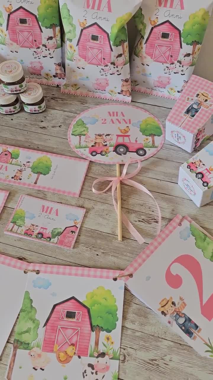 Party Box Animali della fattoria per il compleanno del tuo bambino -  Annikids