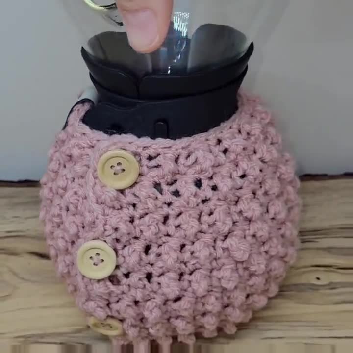 Pour Over Coffee Pot Like Chemex Bodum Crochet Cozy Textured