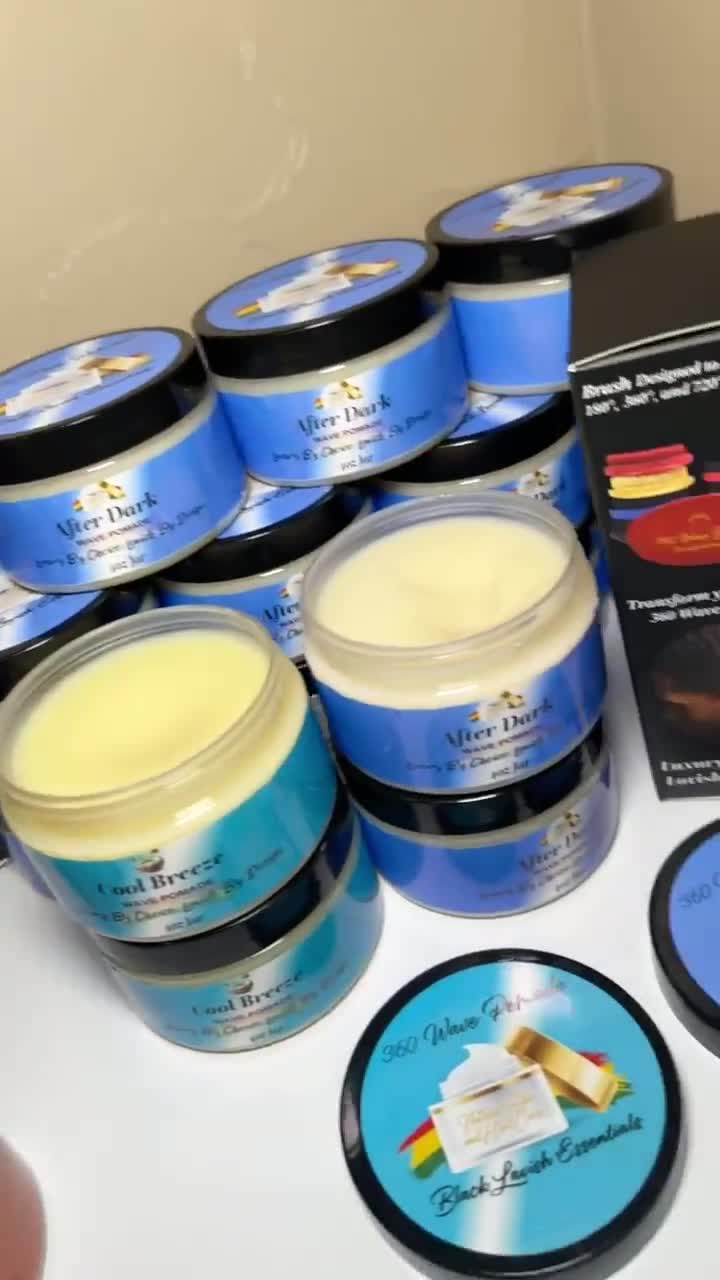 Ultra-Smooth Natural 360 Wave Pomade, Wave butter & hair oil, Transform  your Waves, Shea Butter Pomade, Enhanced Deep Wave Pattern for Men