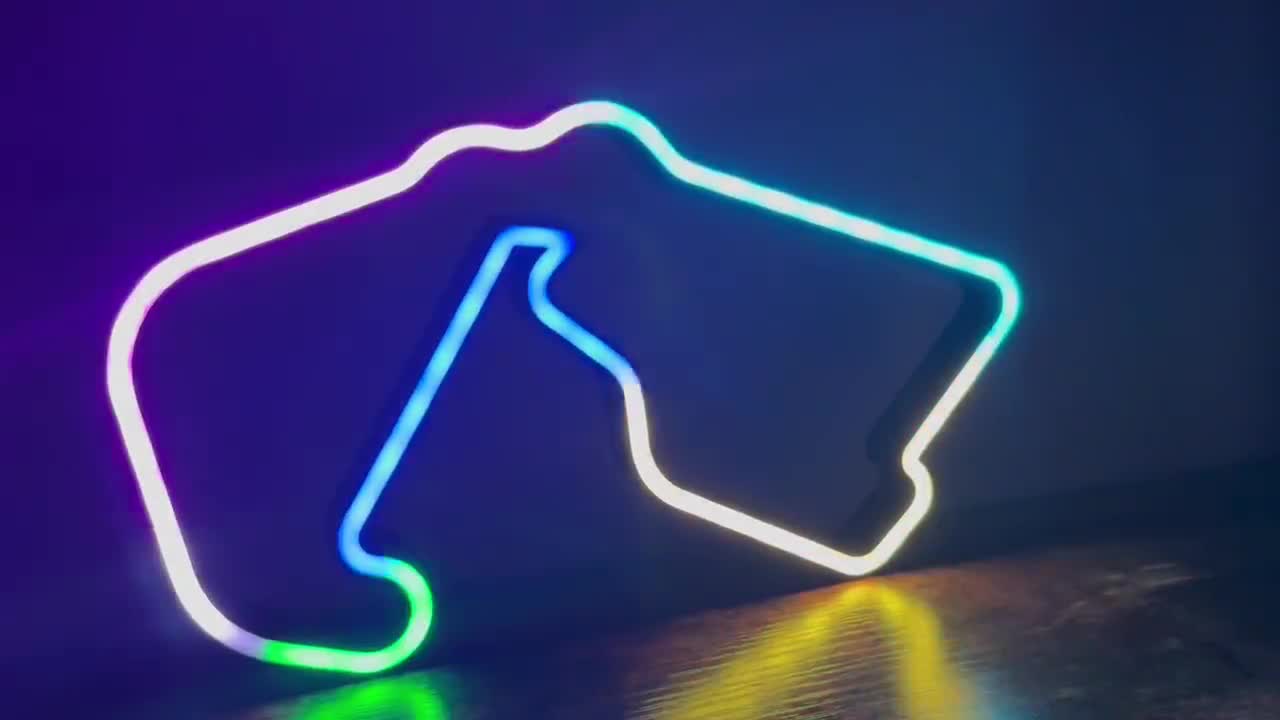 Silverstone Light Track - Full RGB - 3D Printed - Etsy