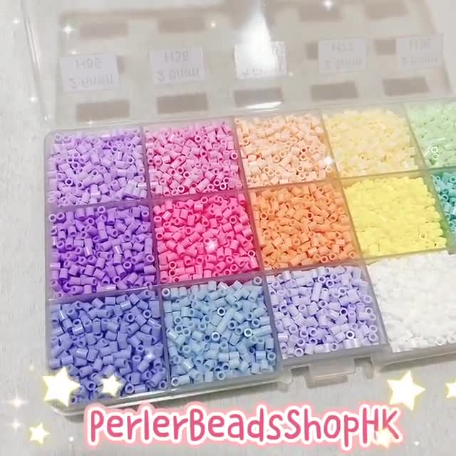 2.6mm Mini Beads Refill 1,000/2,000pcs H-series 144 Colors Color No. : H01  to H75 high Quality/perler/hama/fuse Beads 