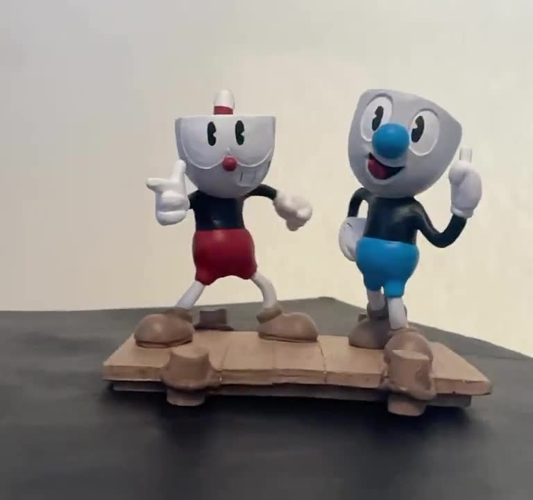 Cuphead and Mugman Figurines -  Portugal