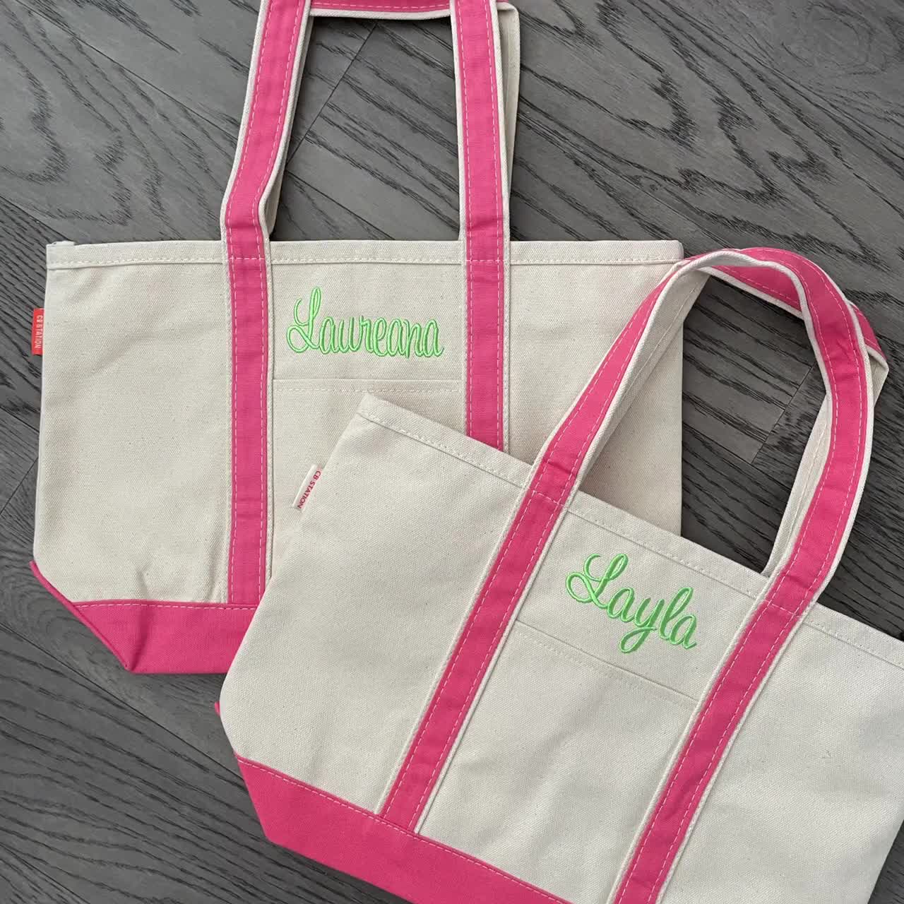 Monogrammed Tote Bags  Personalized Tote Bags by Lands' End