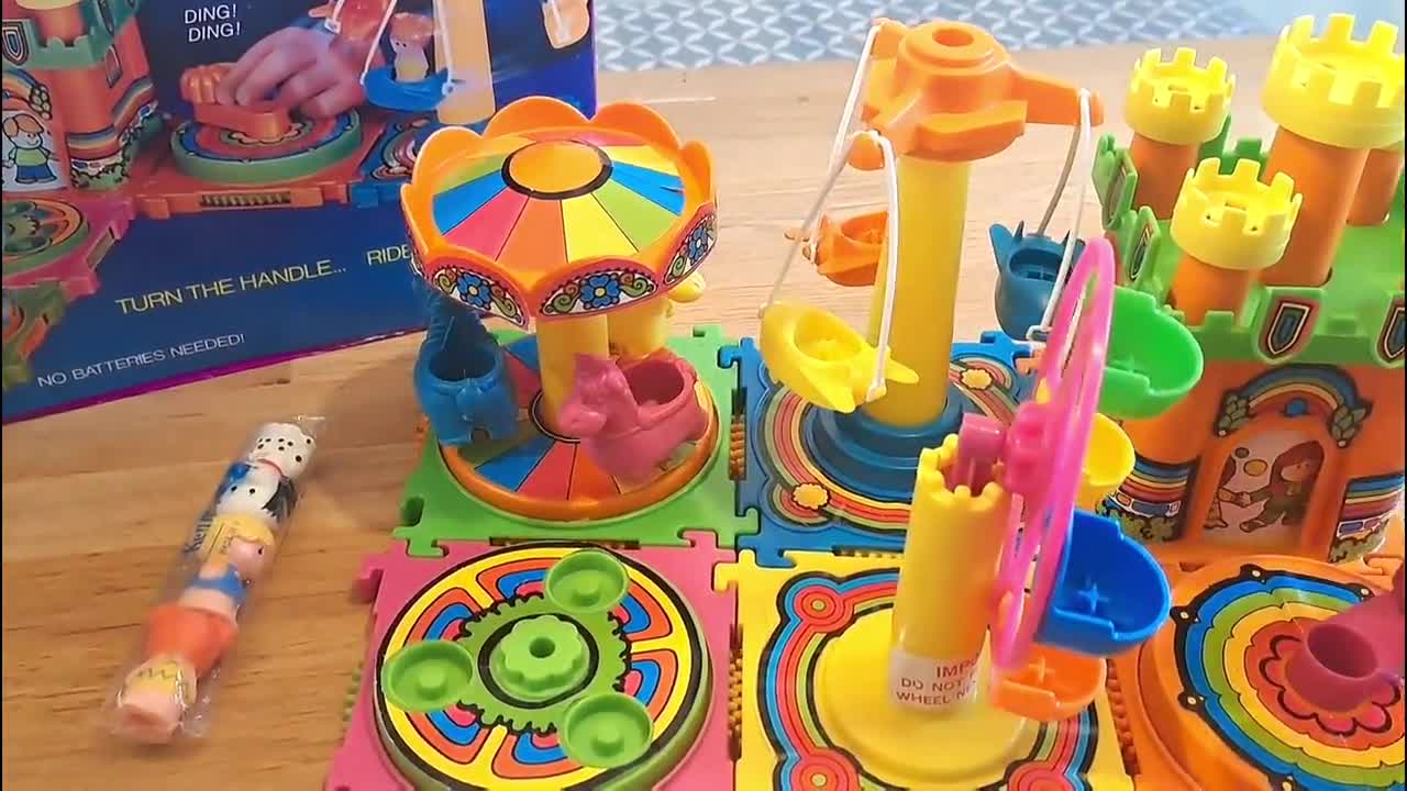 Tree Tots Family, Amusement Park COMPLETE Clipper, Kenner 1976, in