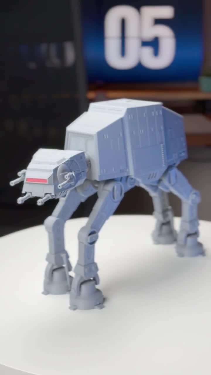 Star Wars Inspired AT-AT Walker Model Kit, Imperial Display