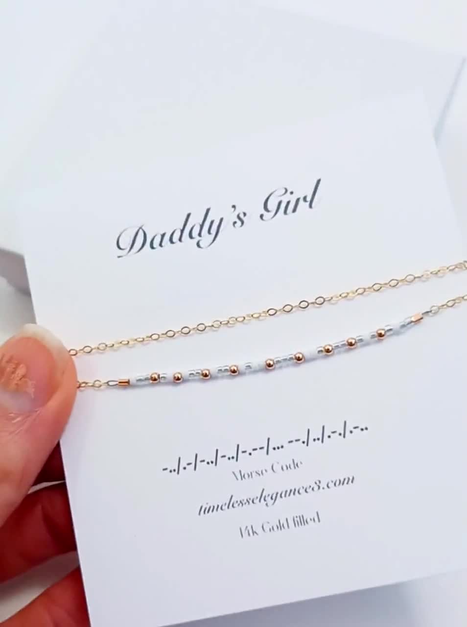 Buy Morse Code Beaded Name Bracelet, Personalized Word