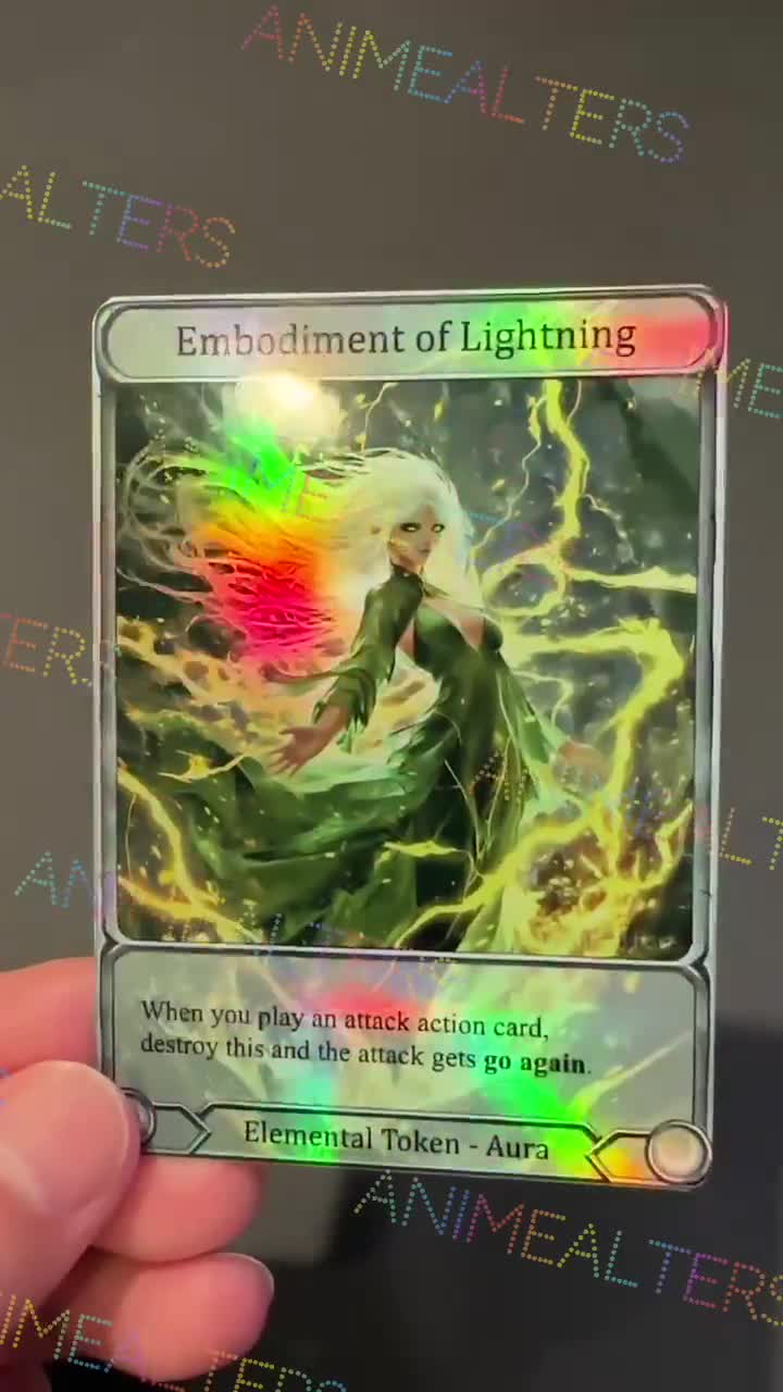 [FaB] 英語版「Embodiment of Lightning」CF Embodiment of Lightning - Token Alter - Flesh and Blood TCG