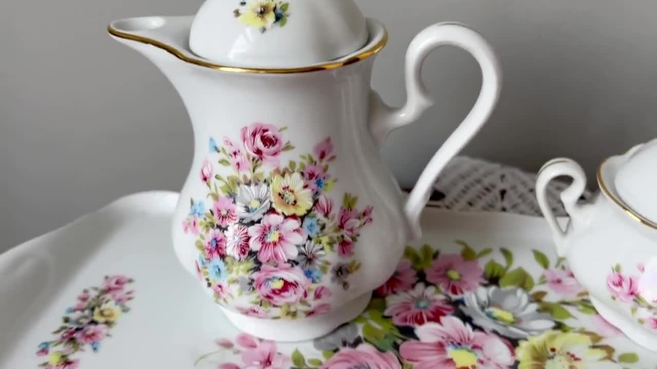 Vintage Leander 1946 RGK China De Boheme Porcelain Pink - Cake