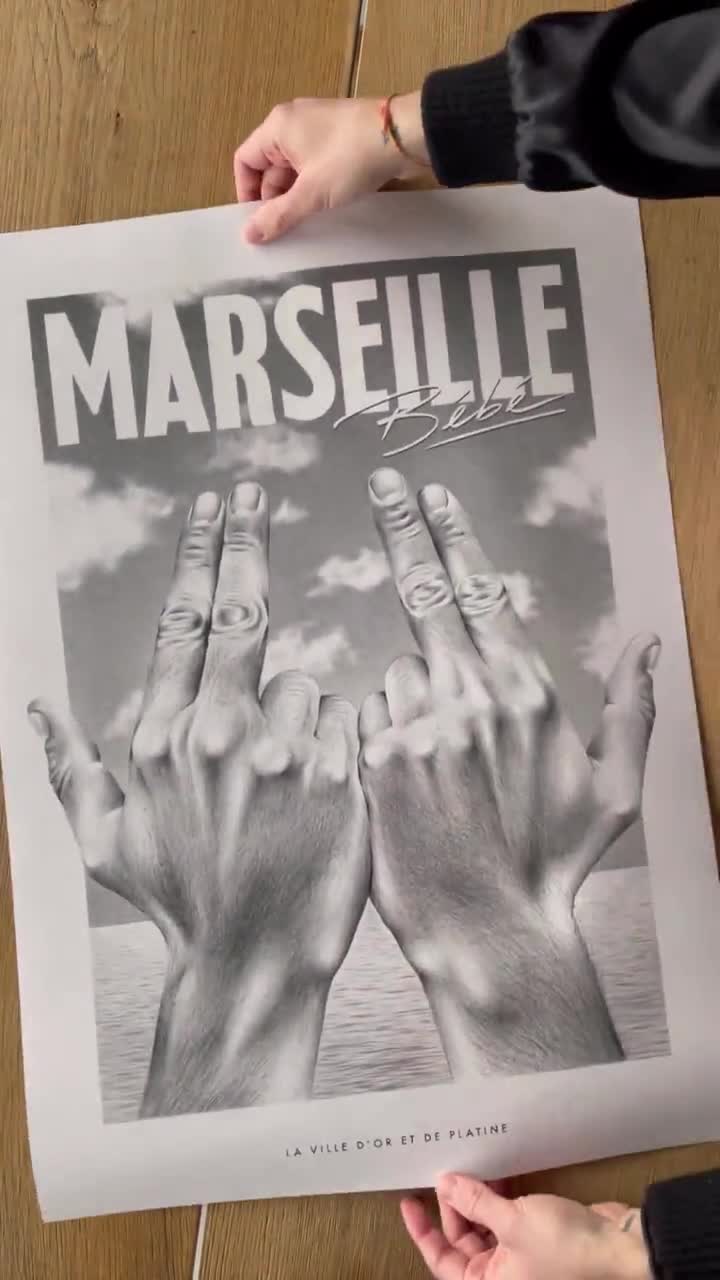 Affiche Marseille bébé