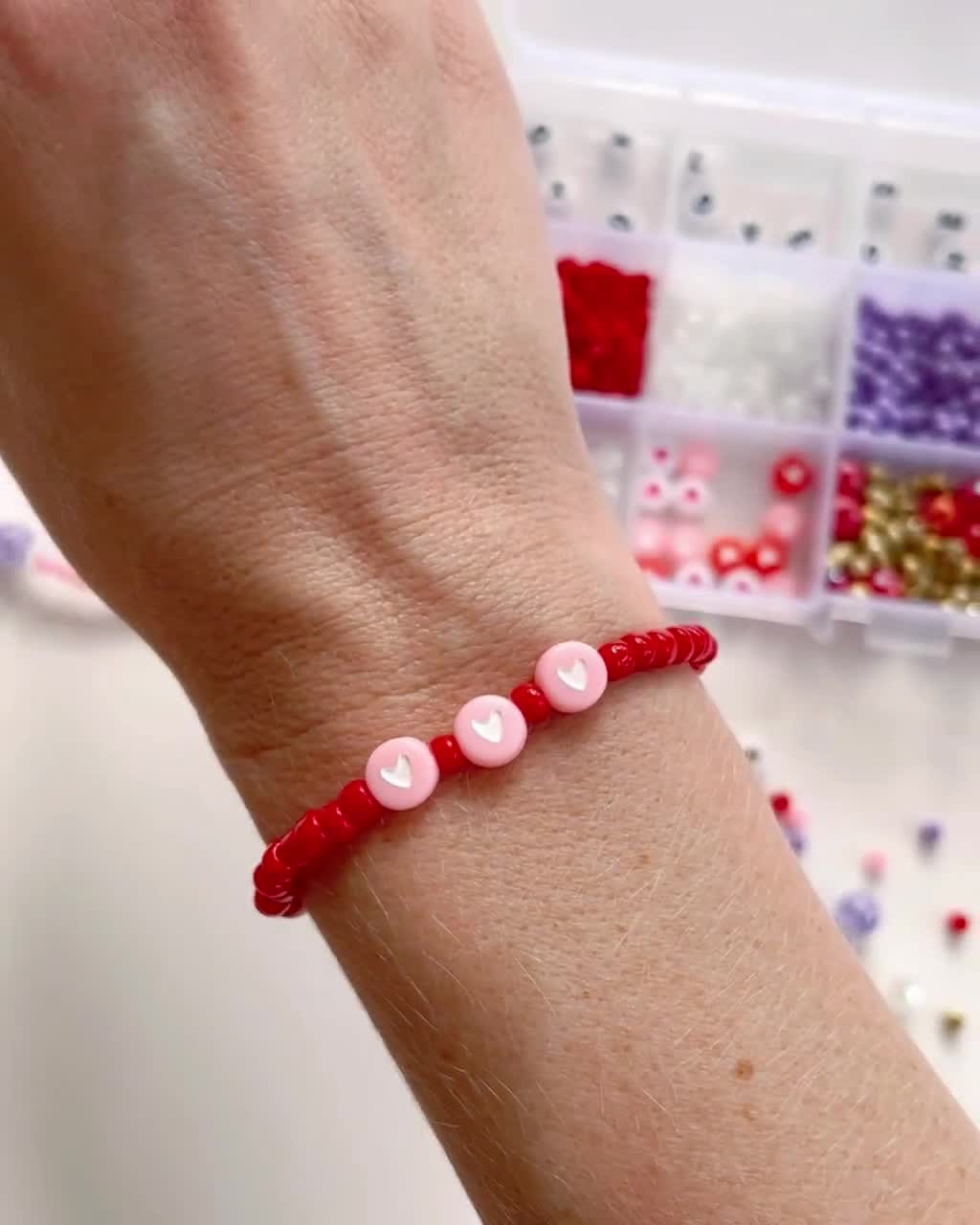 Coloured crystal bead bracelet Diy kit para hacer pulseras Toys Girls  Manualidades Beads bracelet beads toys