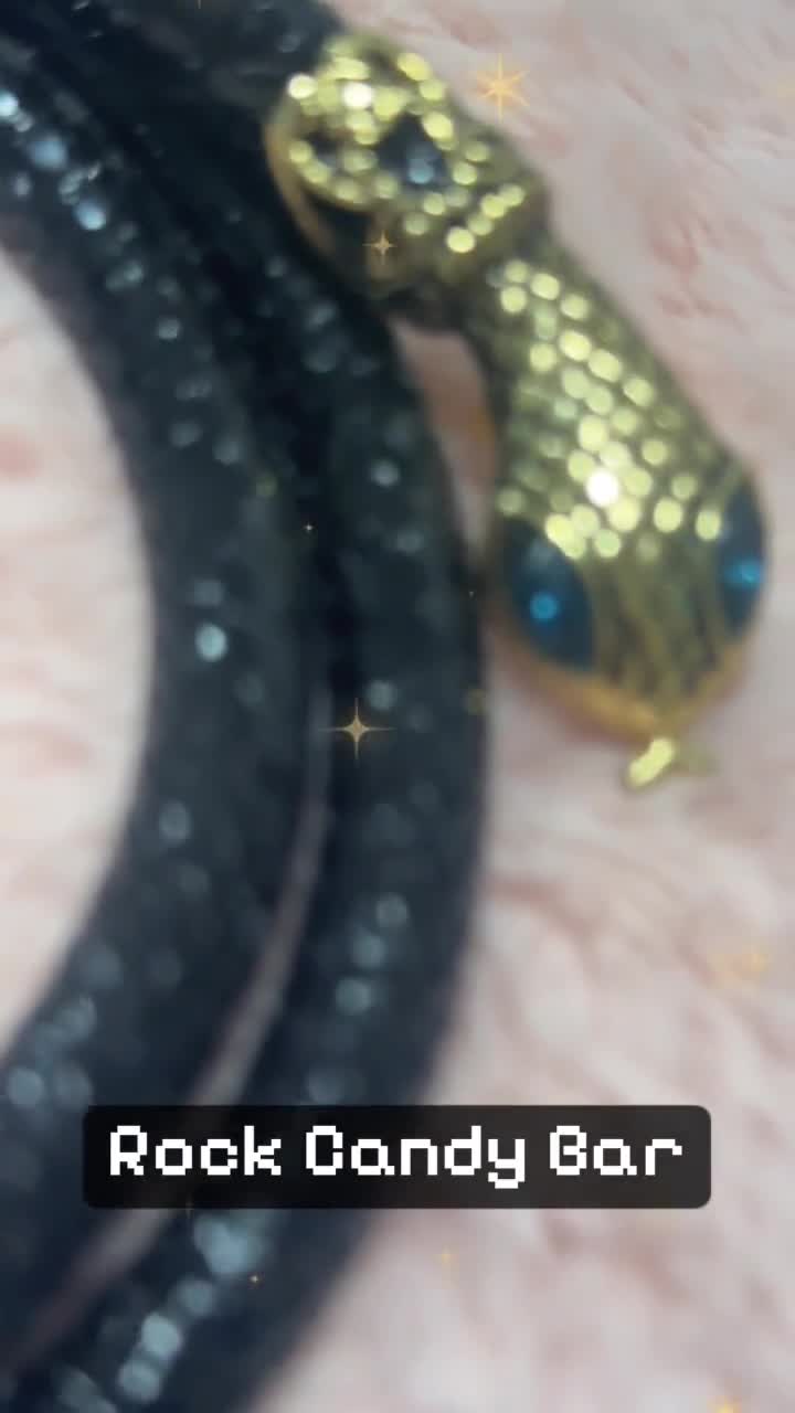 Vintage Snake Necklace Vintage Egyptian Revival Deco Mesh
