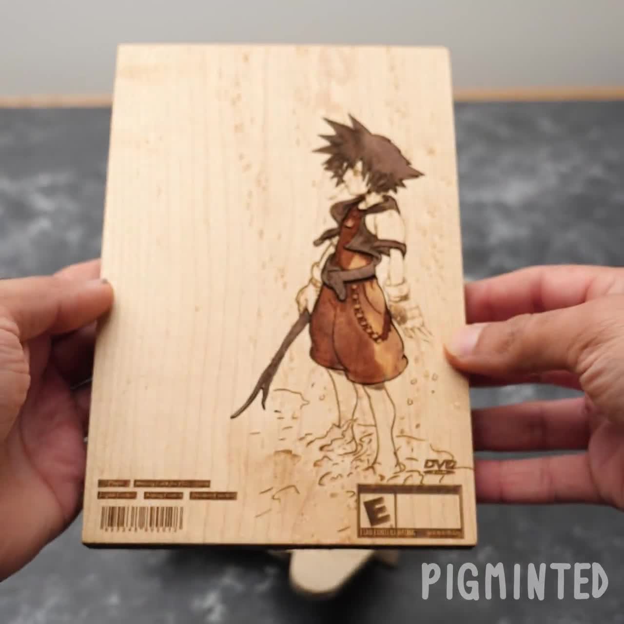 Wooden Okami Playstation 2 / PS2 Cartridge 