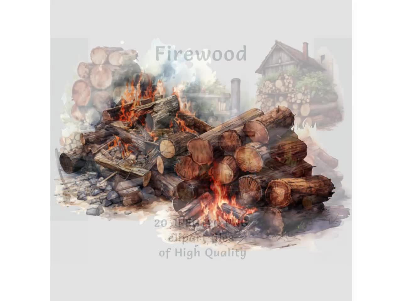 fire ashes clipart