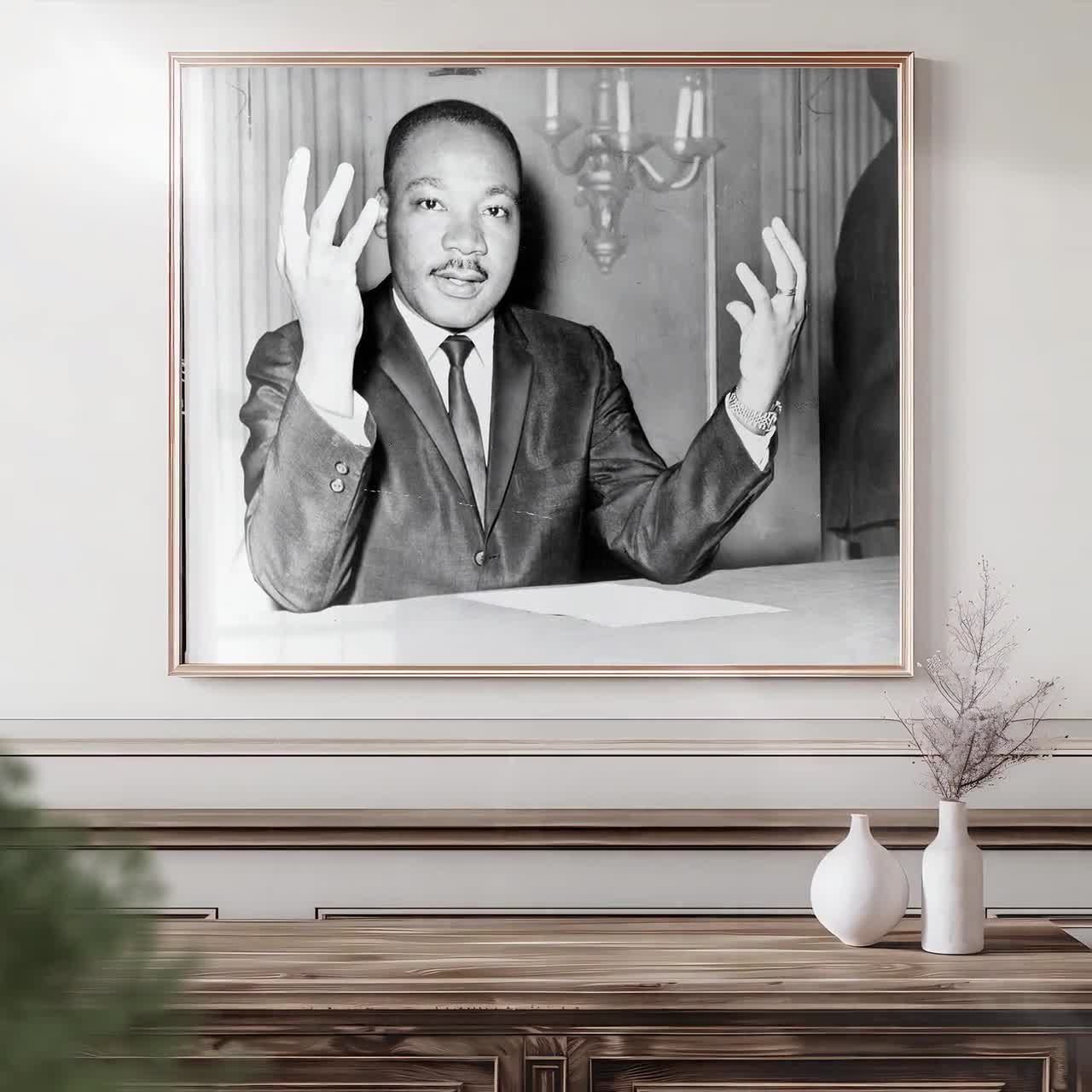 Martin Luther King Jr. - 1964 - Vintage Historical Print - Etsy