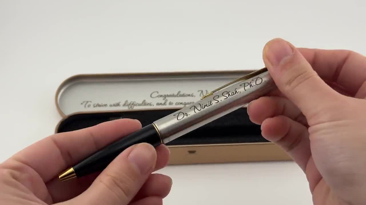 入手困難！！！ 稀少ERIK PARKER 限量100 親筆簽名 積木 レア Personalized Parker Frontier Pen, Luxury Pen for Anniversary