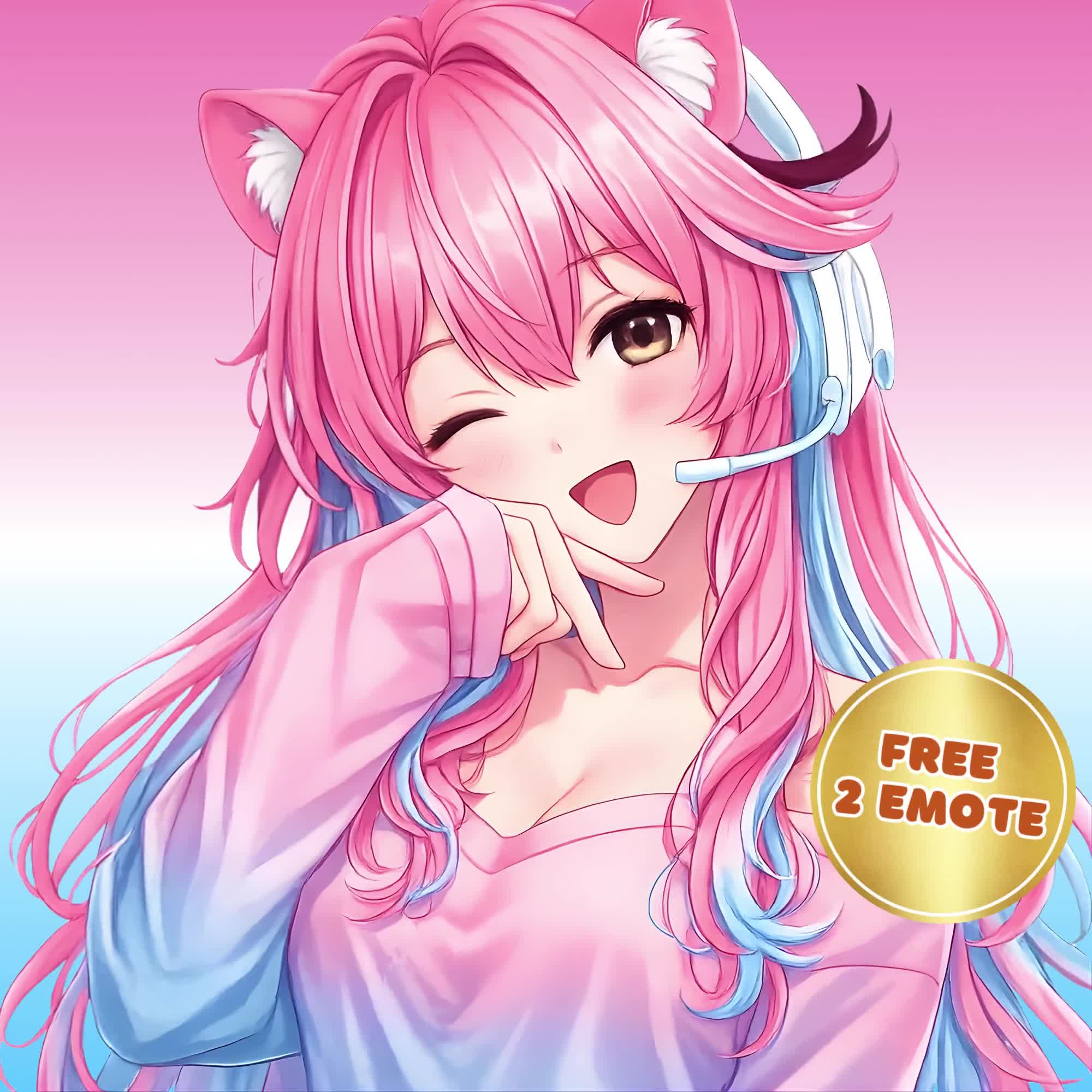 Custom Anime Profile Picture: PFP Commission for Twitch, Vtuber