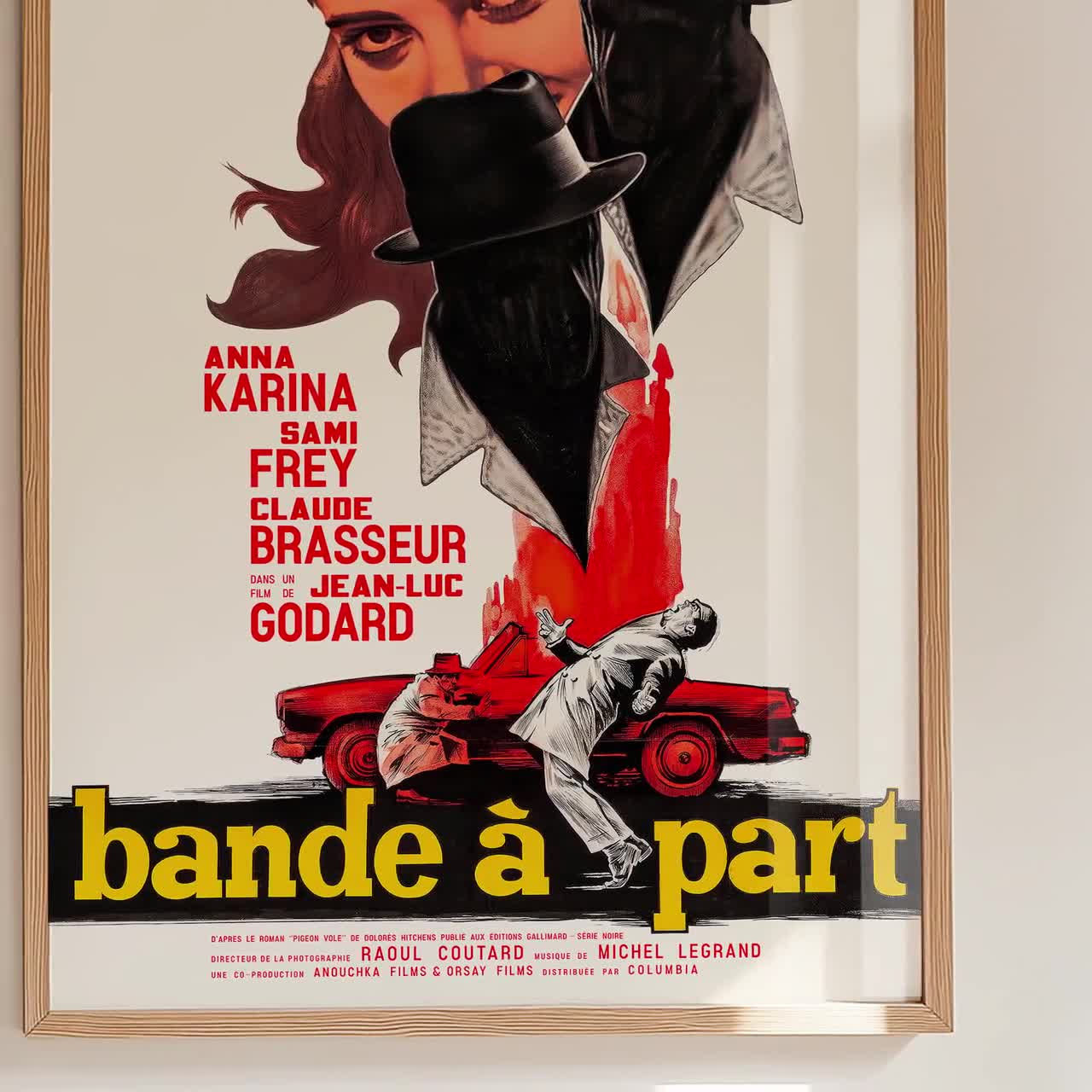 Bande à part (1964) ポスター |ジャン＝リュック・ゴダール | ジャン