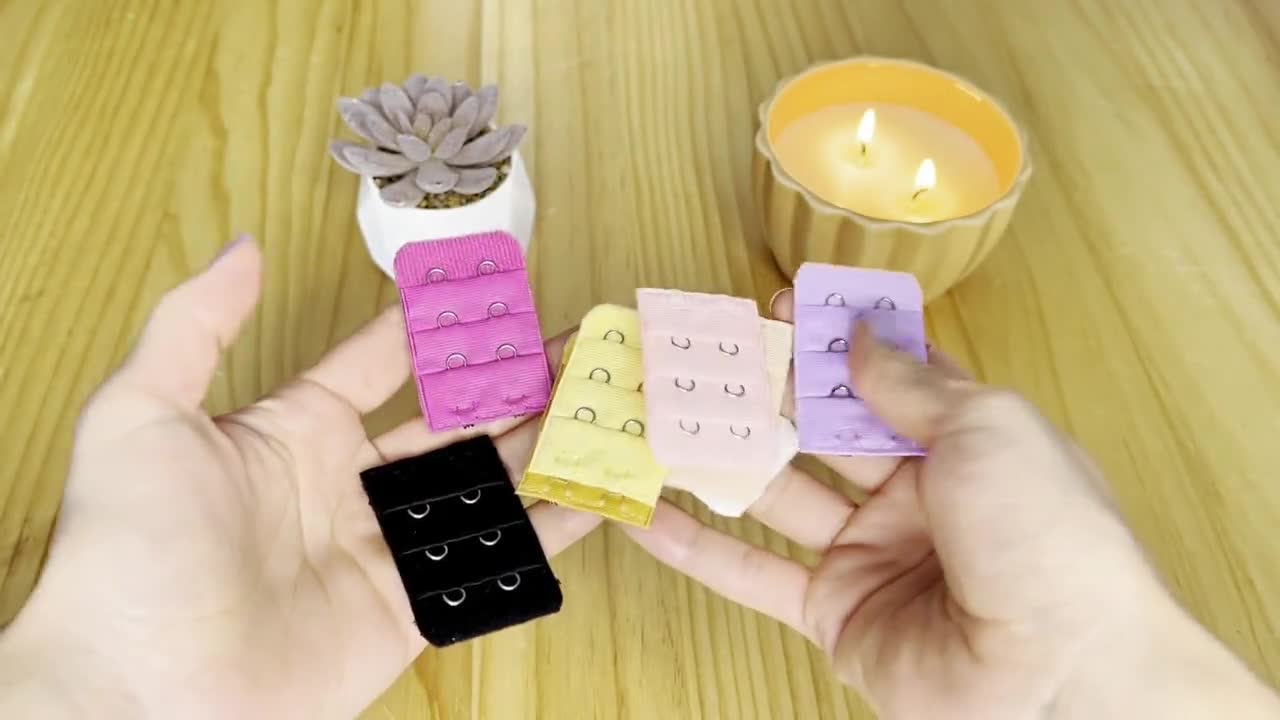 Estensore Reggiseno 6 Pezzi - Prolunga Con 3 File E 2 Ganci, Bianco/Nero/Pelle - Foto 3