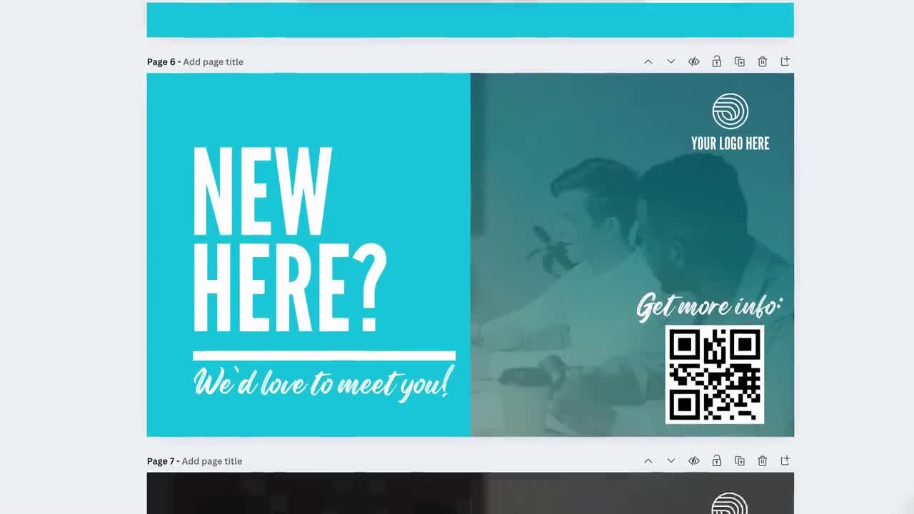 Church Announcement Slides | Modern Preservice Templates for Canva (50-Pack) video poster