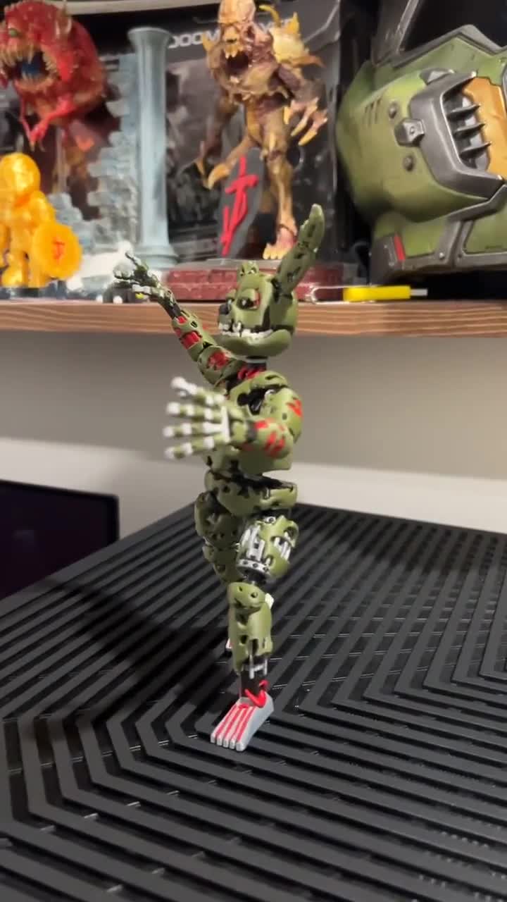 Springtrap Articulating Figure FNAF 3 Five Nights at Freddy's - Etsy