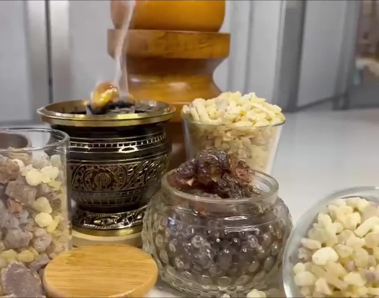 3 Kings Resin - Frankincense, Myrrh & Sandarac Resin Incense Trio