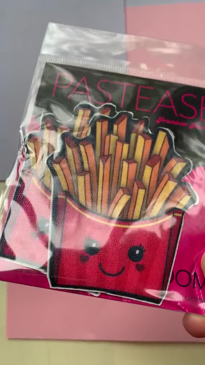 PASTEASE Festival Pasties - Happy Kawaii French Fries Nipple