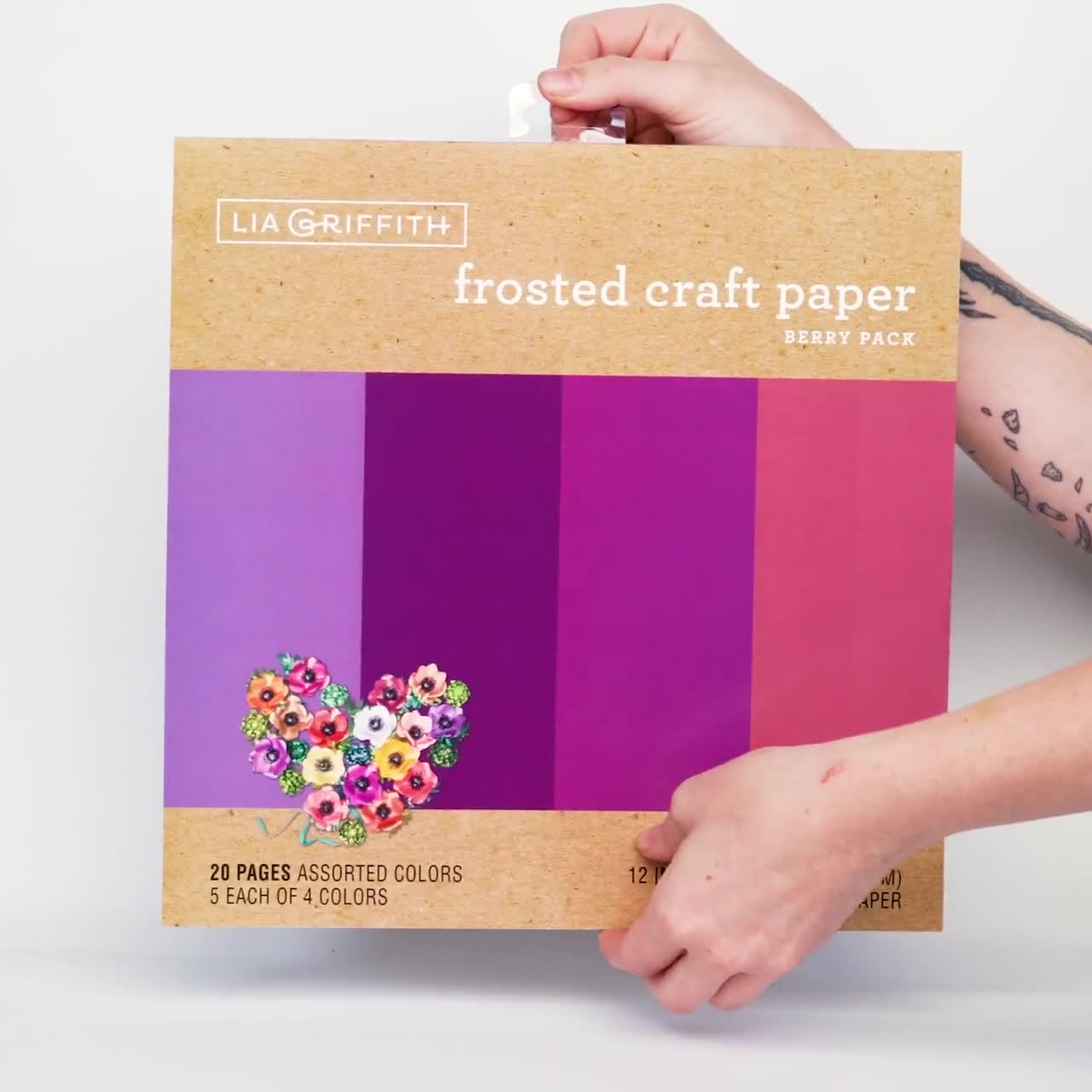 Lia Griffith Frosted Craft Papers
