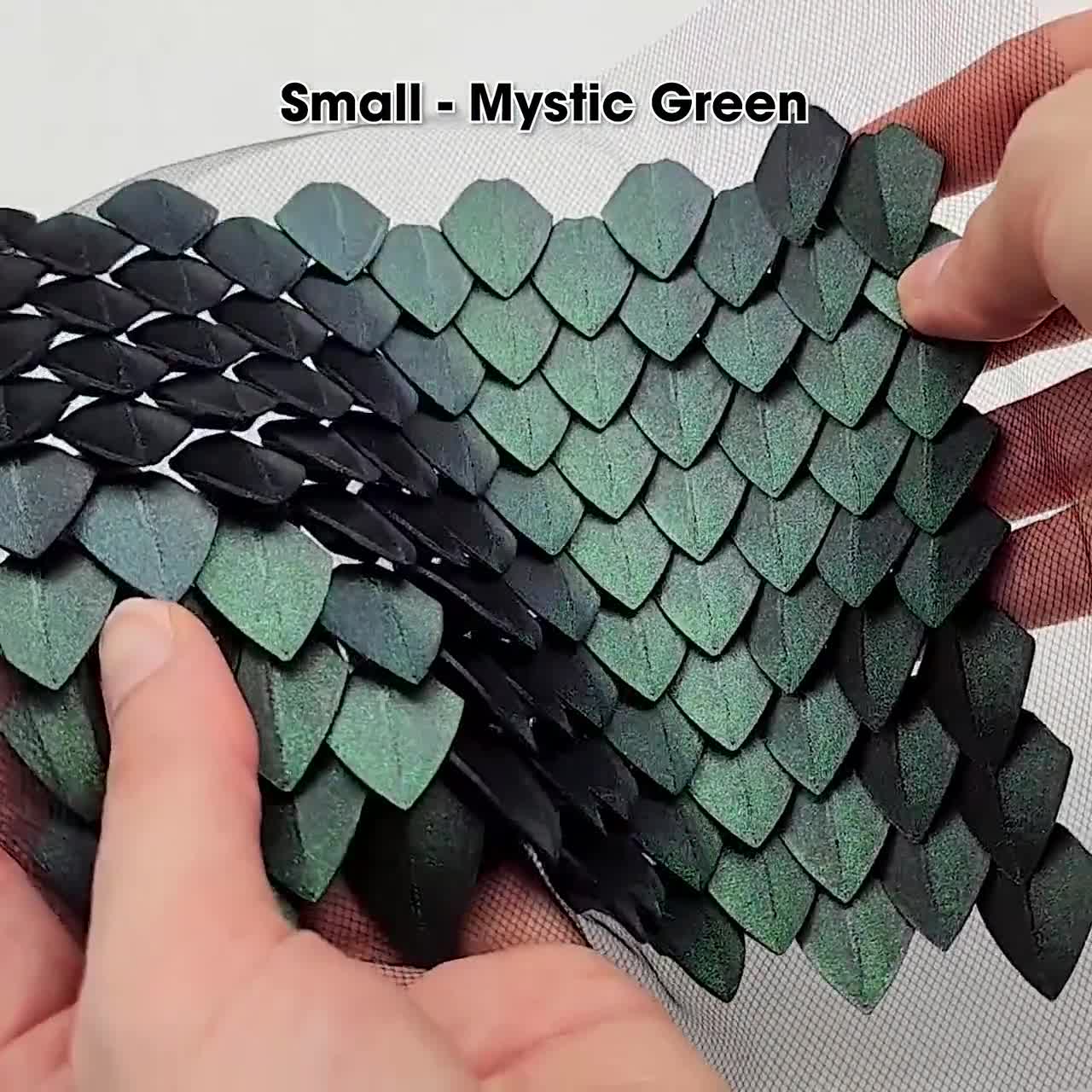 3D Printed Metallic Dragon Scales Fabric Sheet, Cosplay Armor - Etsy