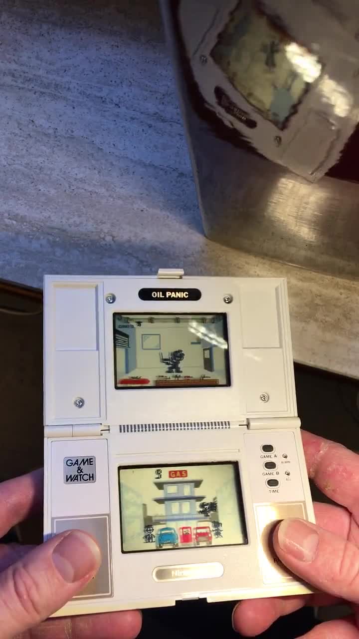 アンティーク雑貨 GAME&WATCH MULTI SCREEN OILPANIC Vintage Nintendo Game & Watch Oil Panic Multi Screen Japan