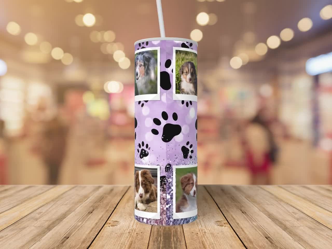 Fur Mama Seamless Photo Frame 20oz Skinny Tapered & Straight Tumbler S –  Emily WebDesigner