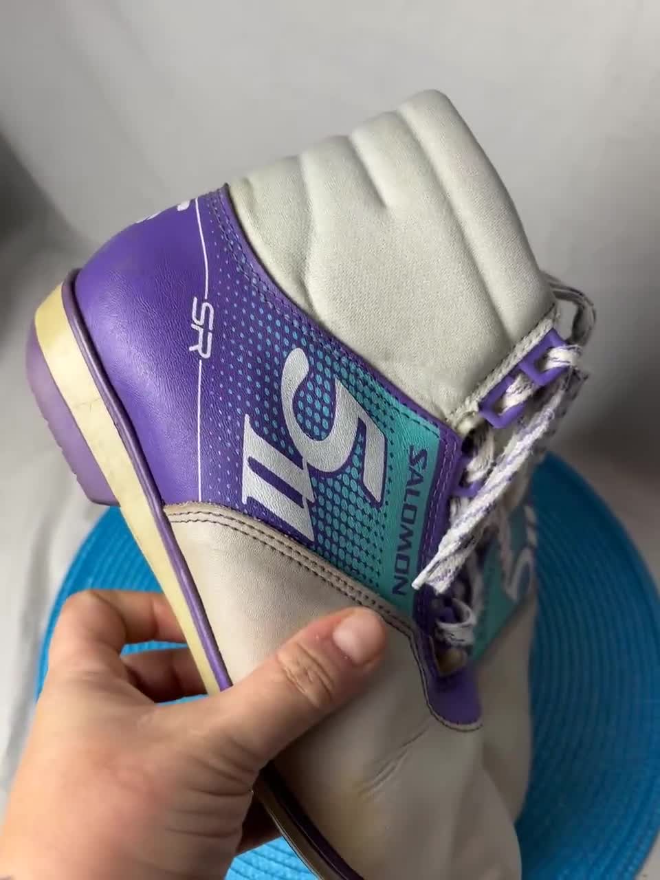 Salomon SNS Profil 51 SR Vintage Mauve and Turquoise Cross-country