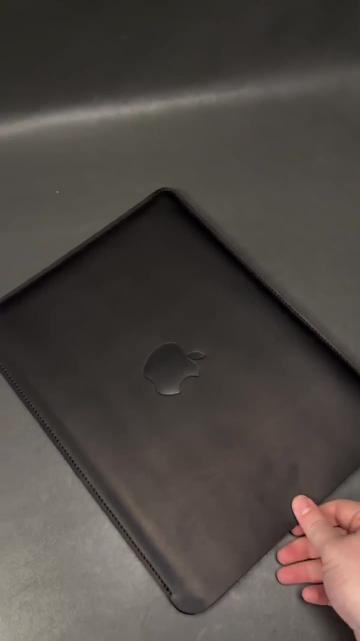 レザー製MacBook Air 15スリーブ、MacBook Pro 14ケース、スリムラップ