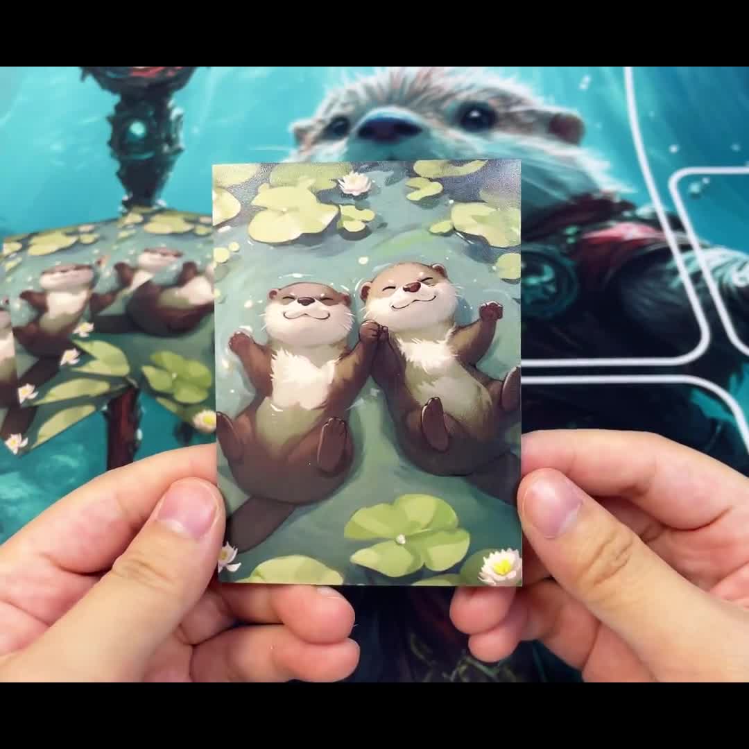 MTGスリーブ マット、マジックオッターカードスリーブ、フォイル/ホロ