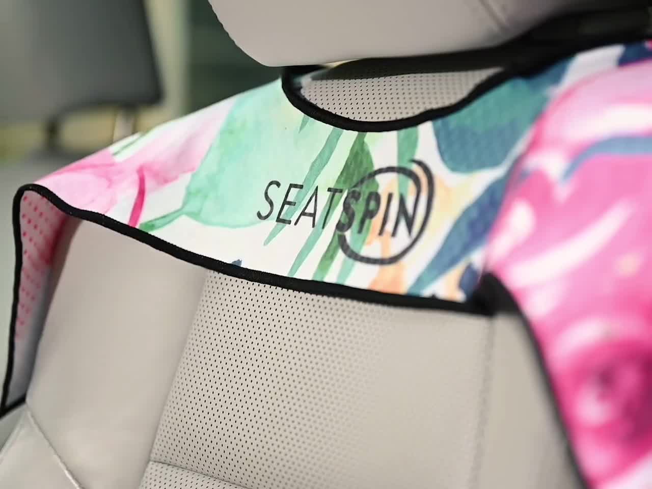 Lilac Waterproof Car Seat Cover – SeatSpin