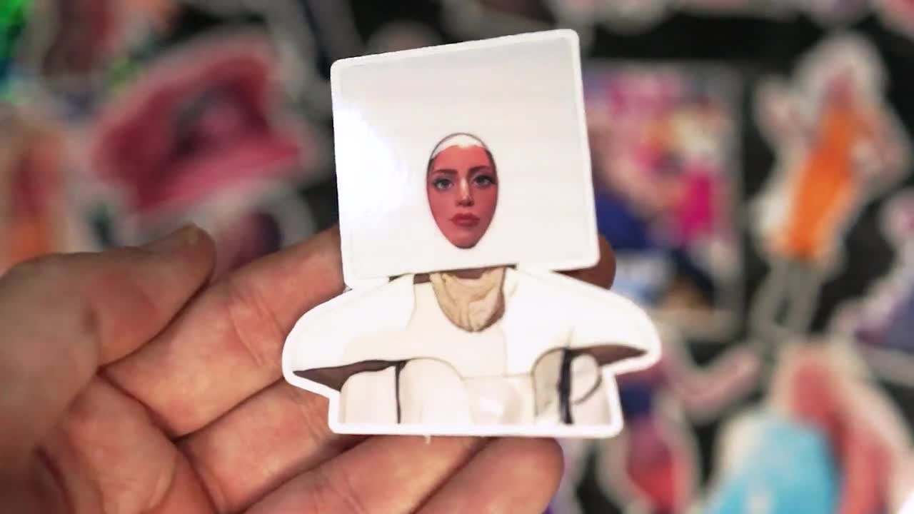 Lady Gaga Artpop Stickers: Waterproof Vinyl Decal Pack - Etsy