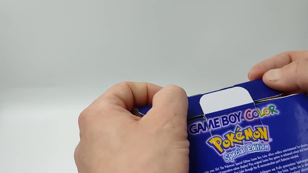 Gameboy Color - Replacement Console Box - Pokemon Special Edition - Box  only - gray cardboard.