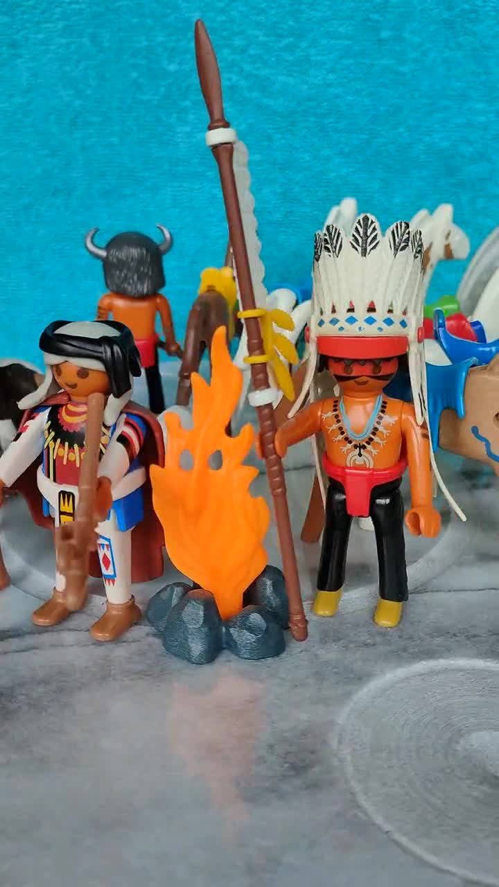 PLAYMOBIL Figure NATIVE INDIANS Western Playmobile Vintage