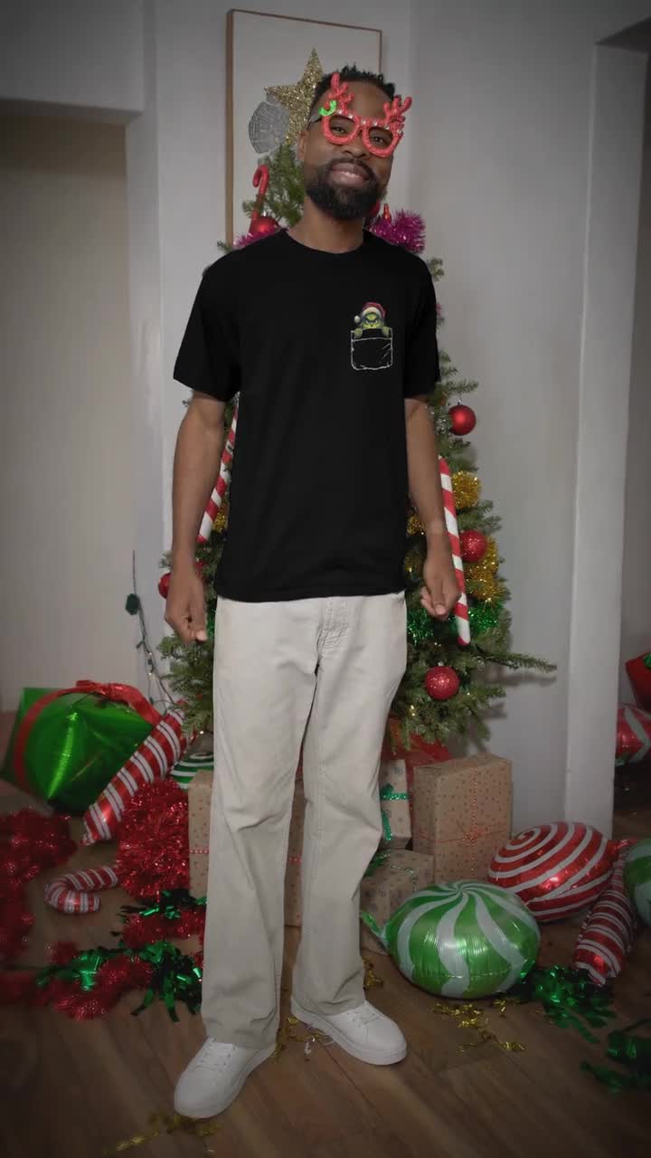 Dino with bicycle and moon T-shirt men, alternative graphic, funny shirt man video poster