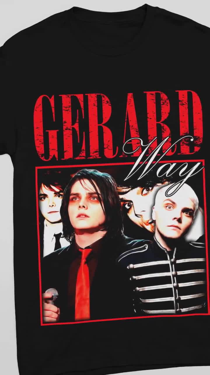 Gerard Way Vintage Retro Y2K Unisex T-shirt | Gerard Way Fan Gift