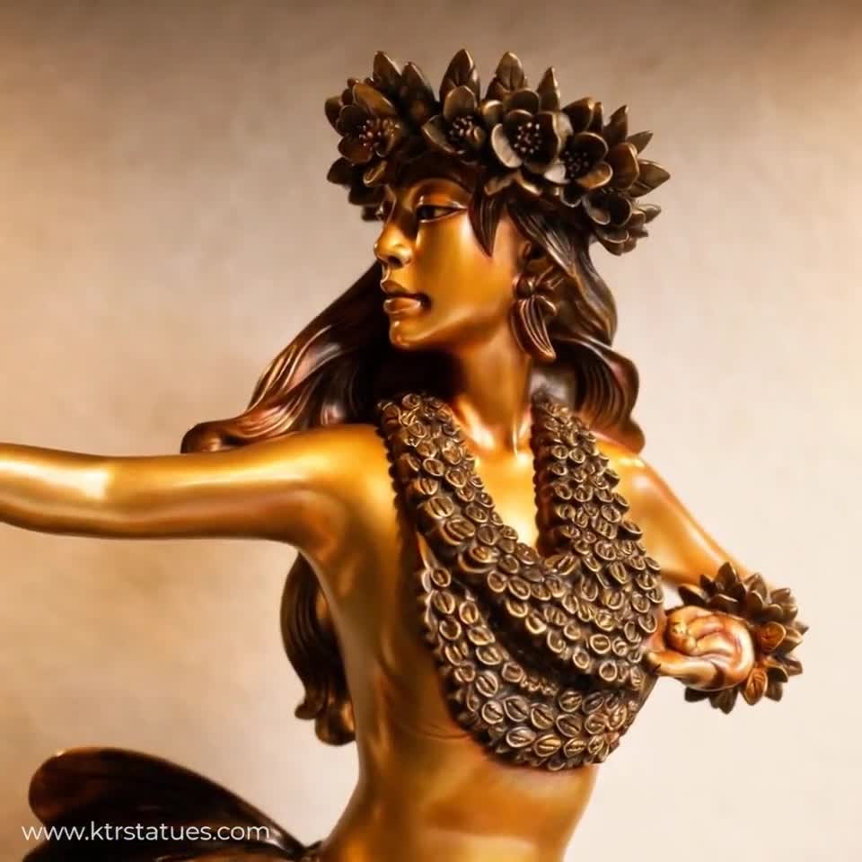Kim Taylor Reece Kilohinani Statue – Cold Cast Resin Hawaiian Art