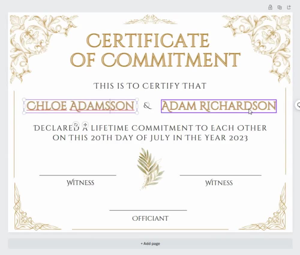 Commitment Certificate Template, Printable Certificate of Commitment, Editable Commitment Ceremony Certificate, Canva Template. TDS-10 - Etsy commitment-certificate-template-printable-certificate-of-commitment-editable-commitment-ceremony-certificate-canva-template-tds-10-etsy