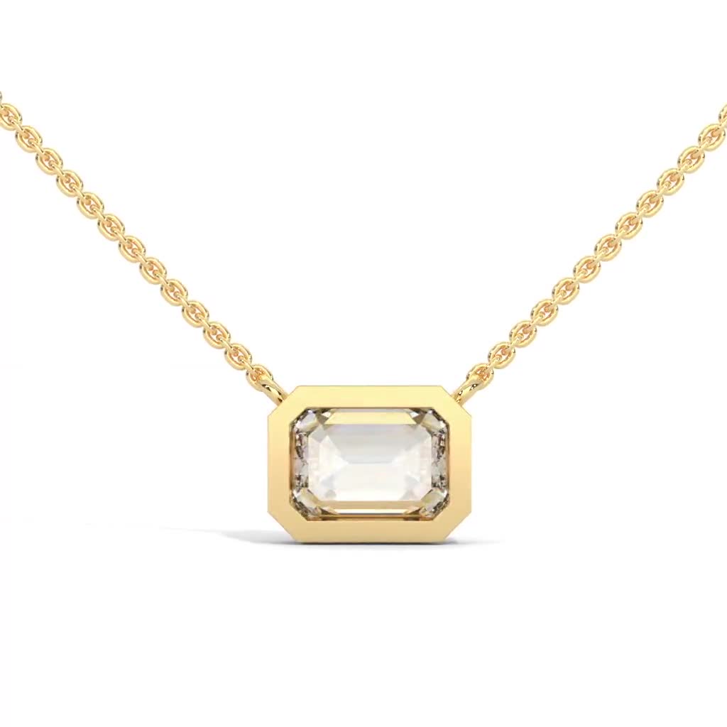 IGI認定ダイヤモンドソリティアペンダントネックレス（チェーン付き