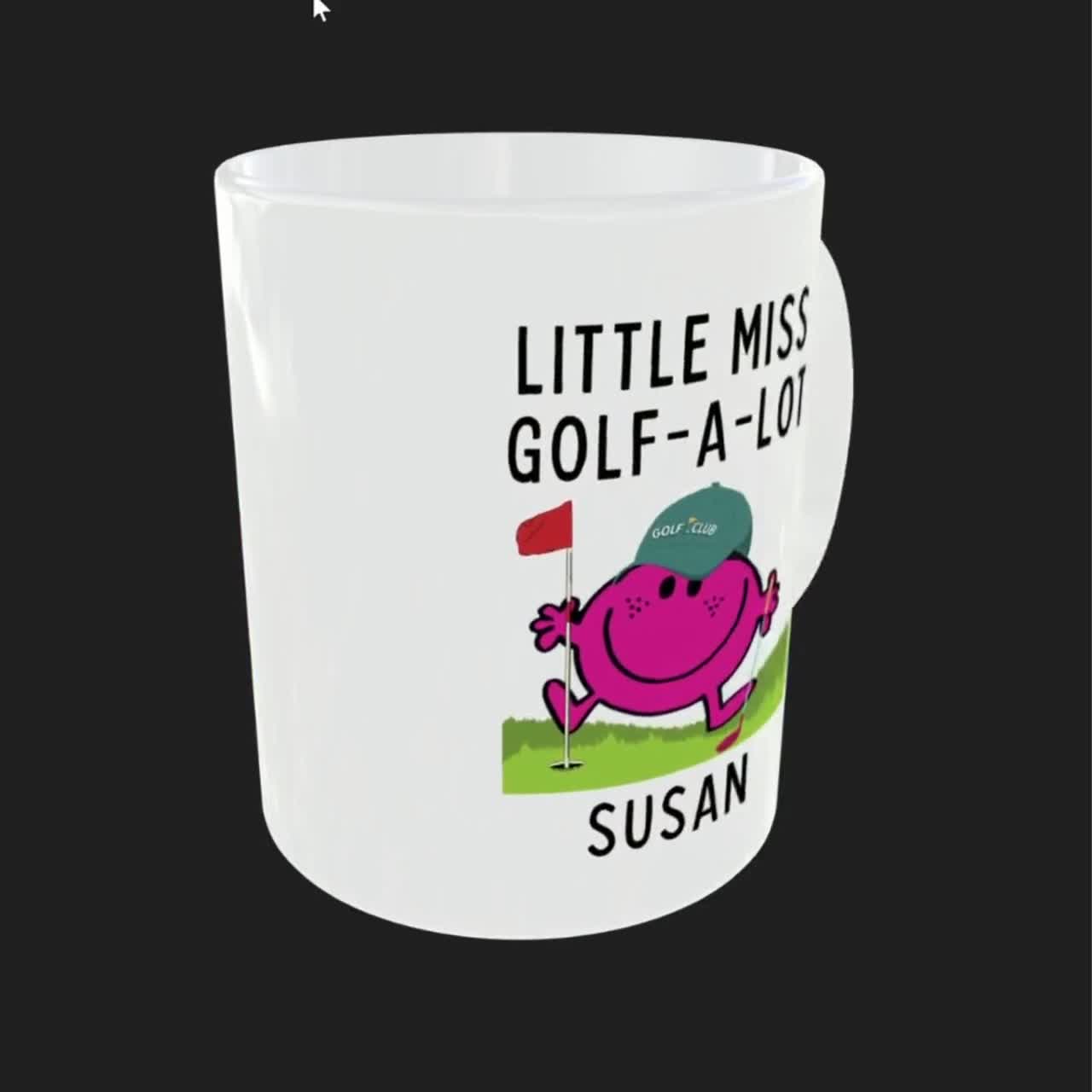 Taza de golf personalizada Little Miss Golfalot regalo para 