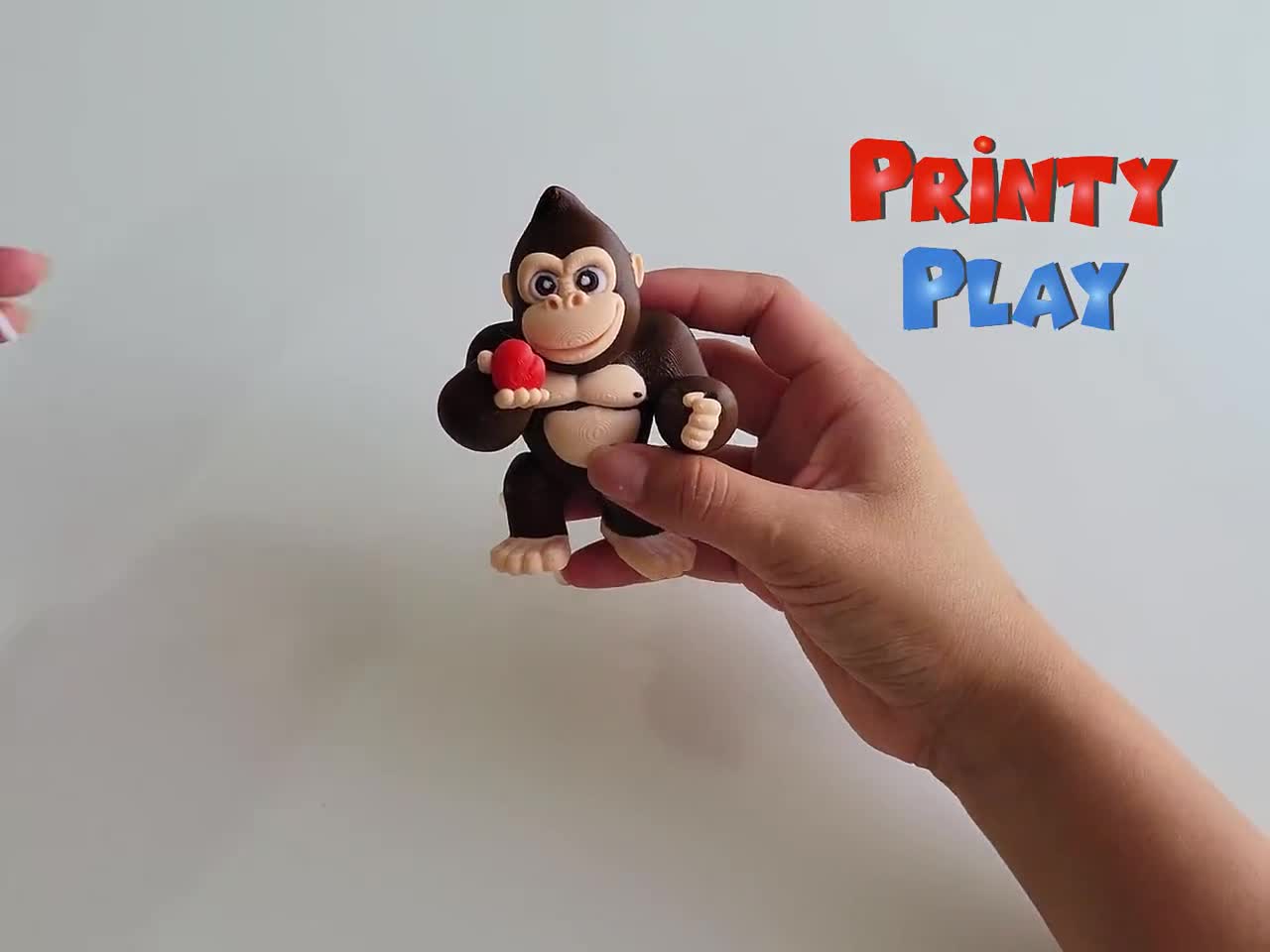 Cute Flexi Gorilla- STL for 3d Printing - Etsy