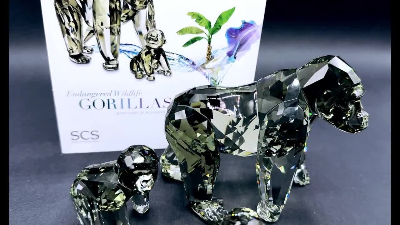 Swarovski – Gorilla's Family - SCS Annual Edition 2009 - Etsy