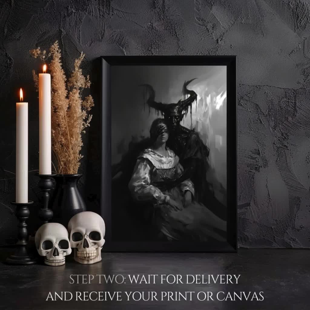 Gothic Nightmare | Horror Poster, Eerie Prints, Horror Print Art