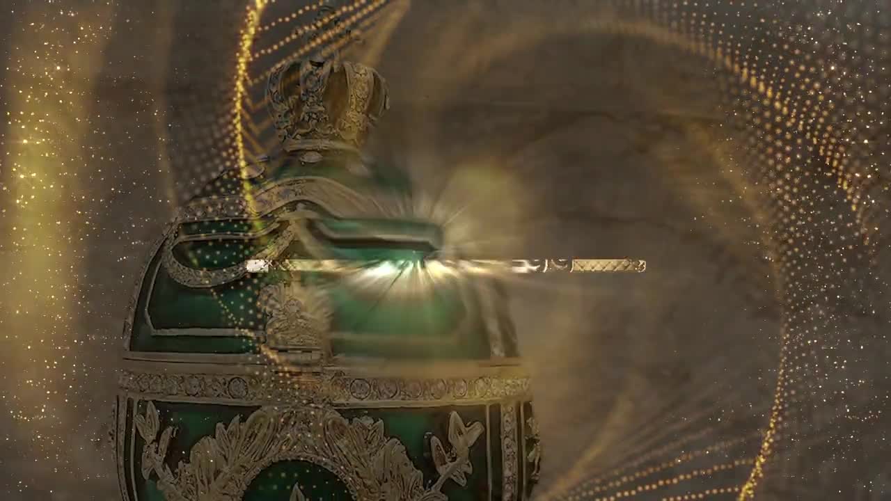 彼女への素晴らしいファベルジェの卵の緑の手作りギフト - 女性への